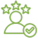 Customer satisfaction icon