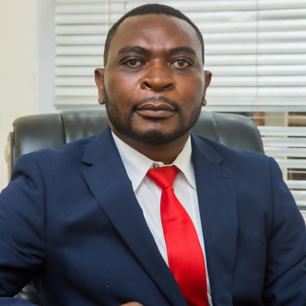 Valentin Nkolombo, estate agent